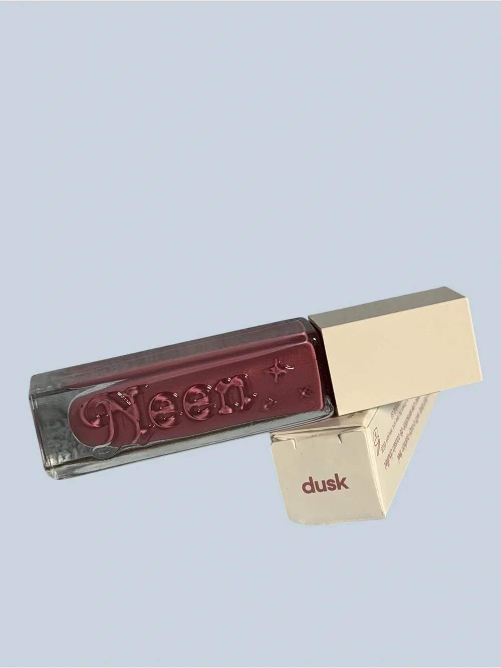 Neen Glisten Up Creamy Lip Gloss - DUSK- Deep Berry- NIB